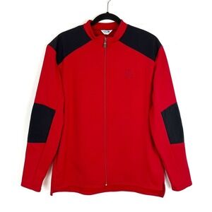 Pearl Izumi Jacket Sweatshirt M Red Black Cycling Outdoor Training Trail Ready